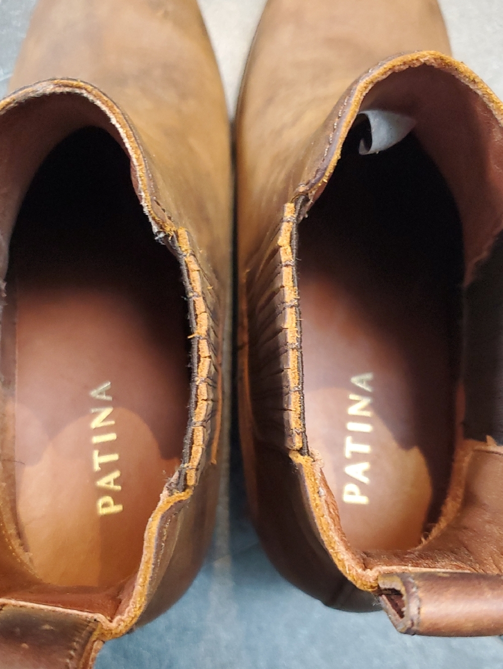 Portland Leather Goods Dakota Tan Leather Boots (color is Canyon) Size 7.5 - Picture 10 of 14